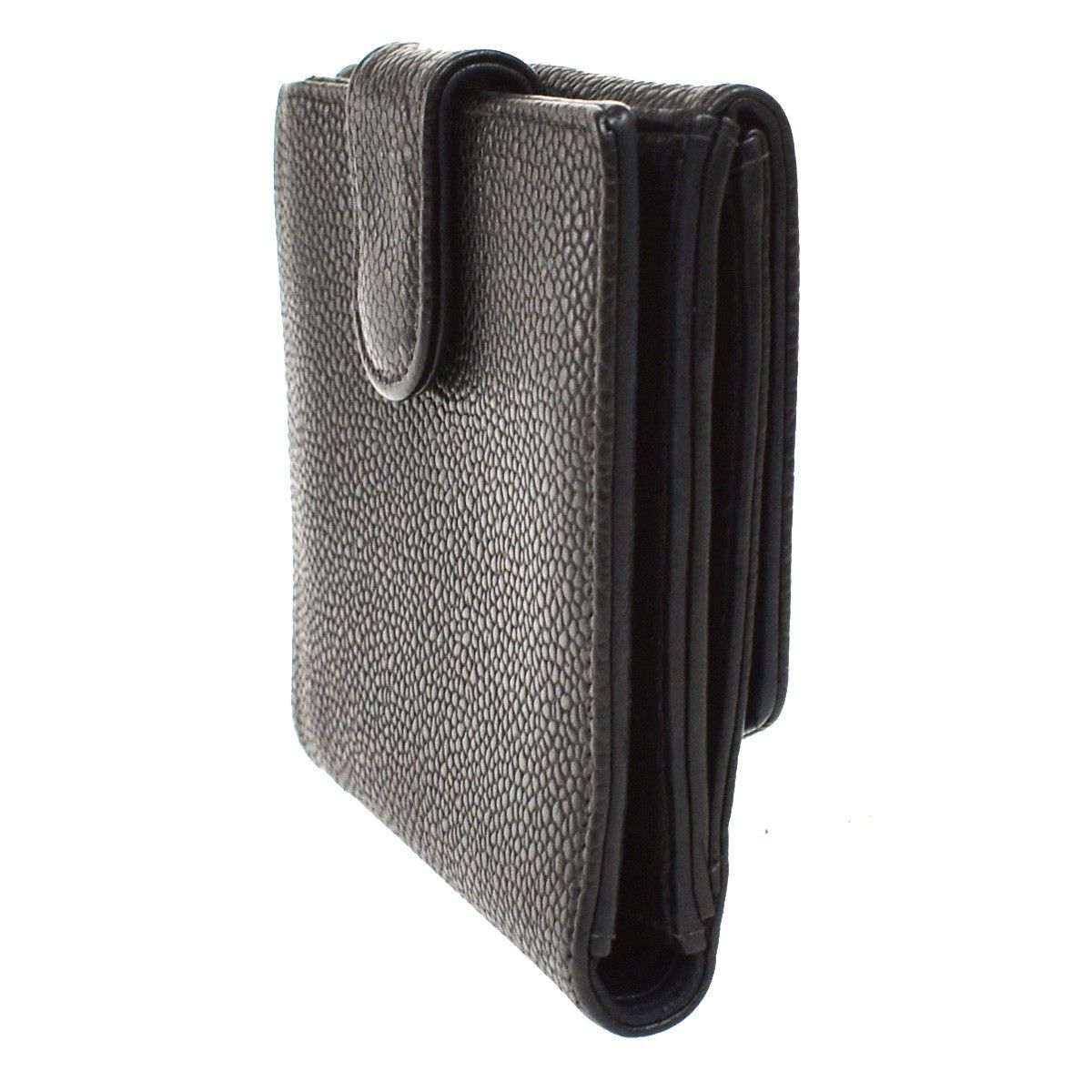 Chanel Chanel CC Compact Wallet Caviar Size ONE SIZE - 4 Thumbnail