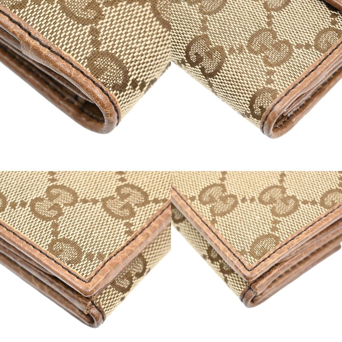 Gucci Gucci Vintage Web Continental Wallet GG Canvas Size ONE SIZE - 7 Thumbnail