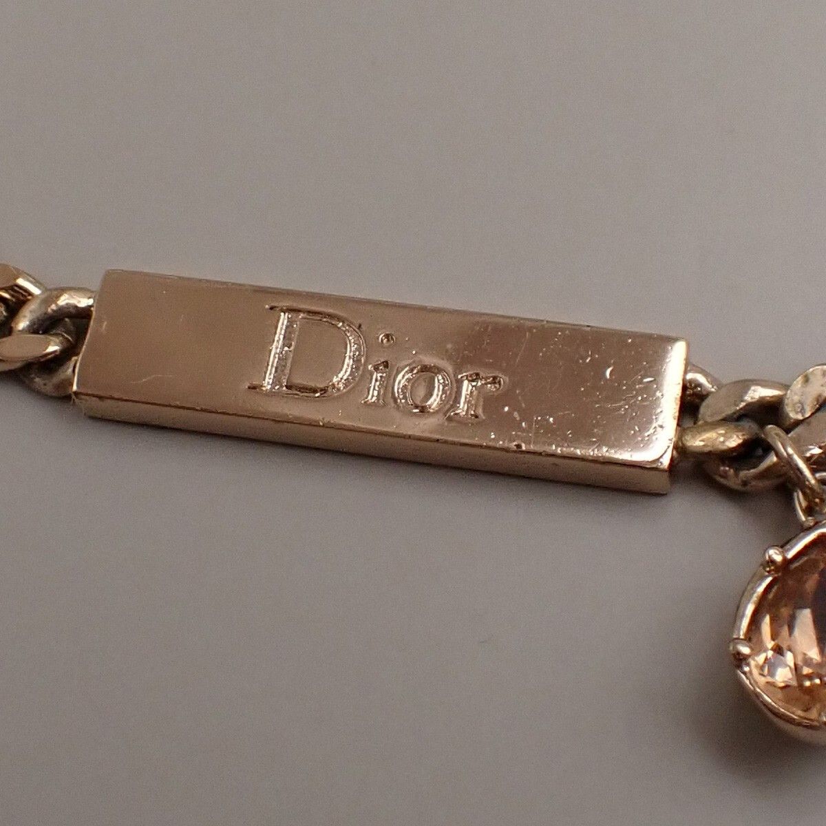 Dior Christian Dior CD Pendant Necklace Gold-plated Size ONE SIZE - 2 Thumbnail