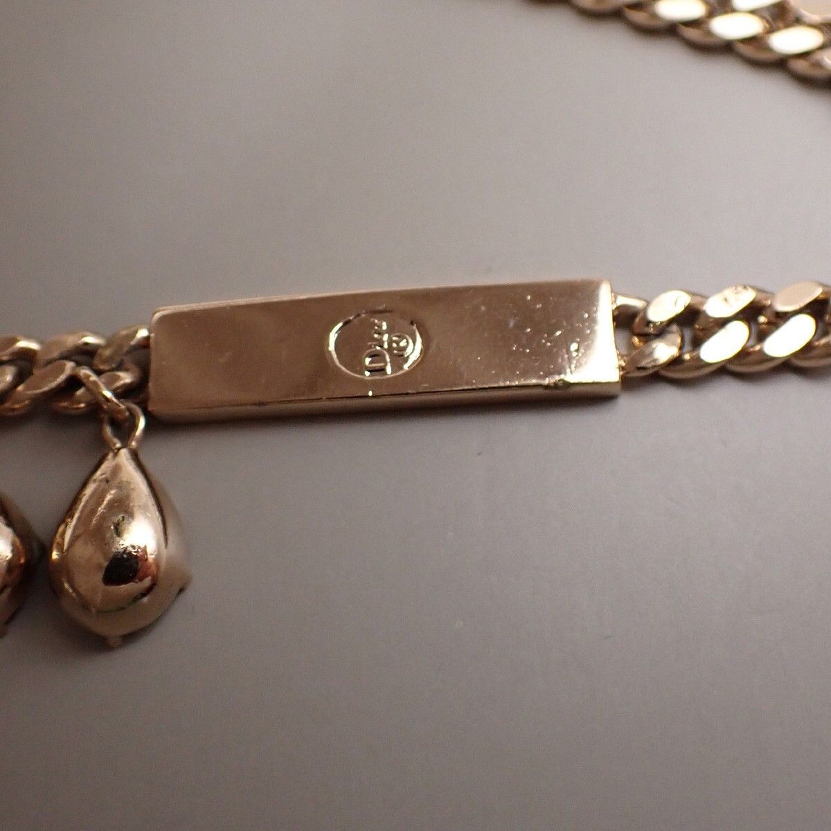 Dior Christian Dior CD Pendant Necklace Gold-plated Size ONE SIZE - 4 Thumbnail