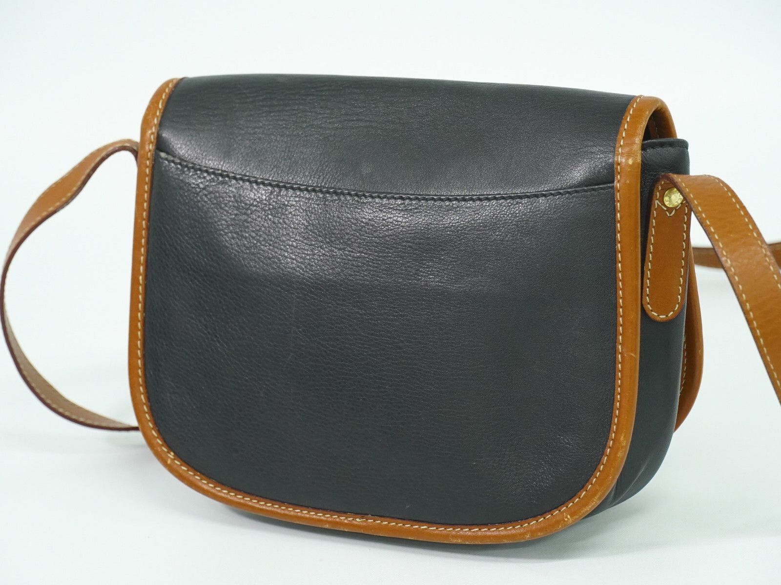 Celine Celine Vintage Crossbody Bag Logo Embossed Leather Size ONE SIZE - 2 Thumbnail
