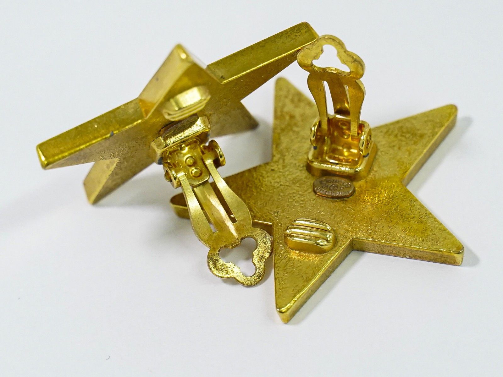 Chanel Chanel CC Star Dangle Earrings Metal with Enamel Size ONE SIZE - 3 Thumbnail