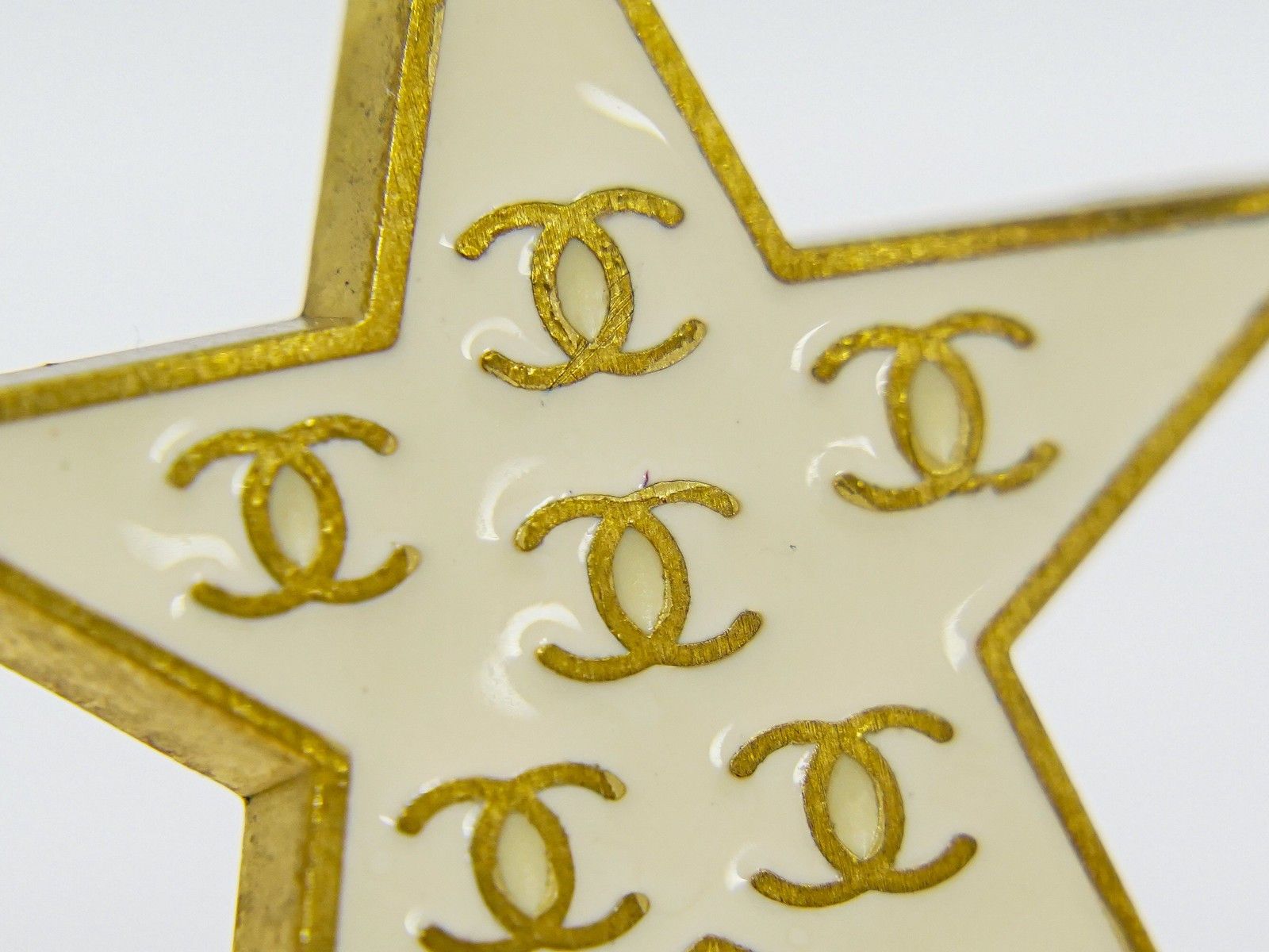 Chanel Chanel CC Star Dangle Earrings Metal with Enamel Size ONE SIZE - 7 Thumbnail