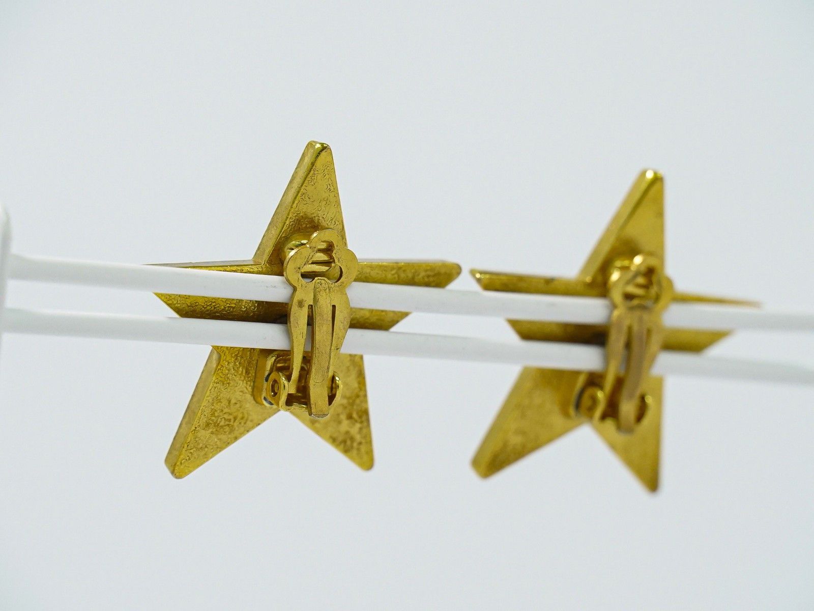 Chanel Chanel CC Star Dangle Earrings Metal with Enamel Size ONE SIZE - 5 Thumbnail