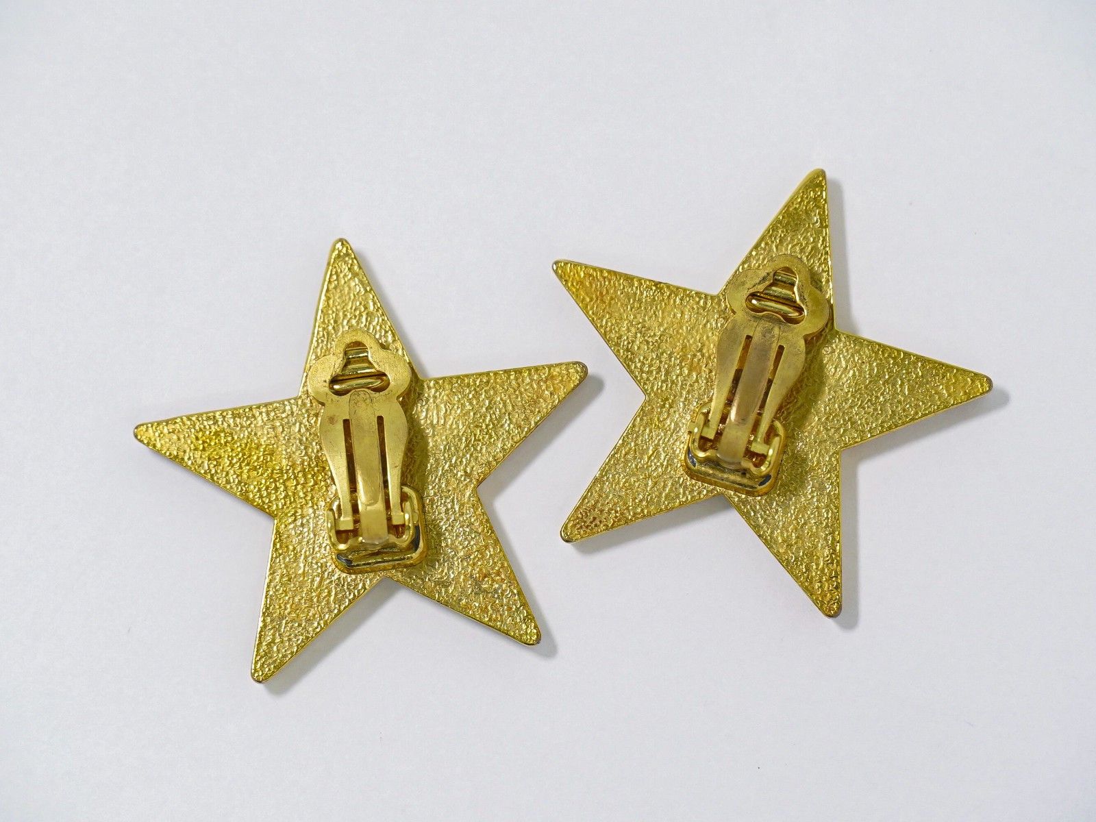 Chanel Chanel CC Star Dangle Earrings Metal with Enamel Size ONE SIZE - 2 Thumbnail