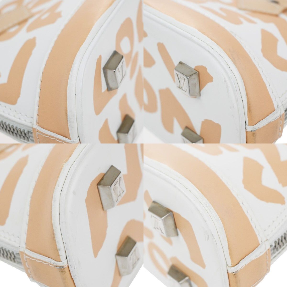 Louis Vuitton Louis Vuitton Alma Handbag Limited Edition Graffiti Leather Size ONE SIZE - 9 Thumbnail