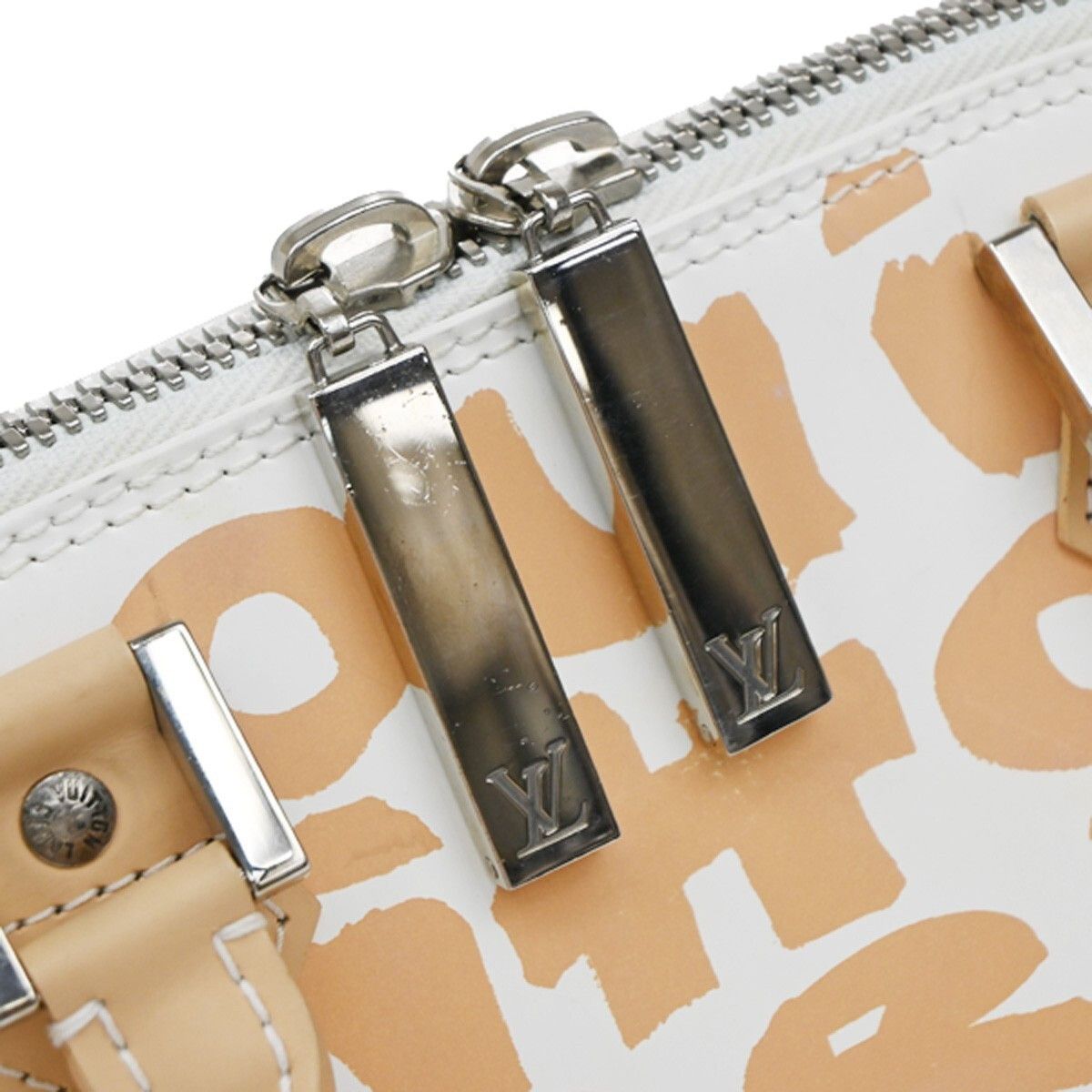 Louis Vuitton Louis Vuitton Alma Handbag Limited Edition Graffiti Leather Size ONE SIZE - 10 Thumbnail