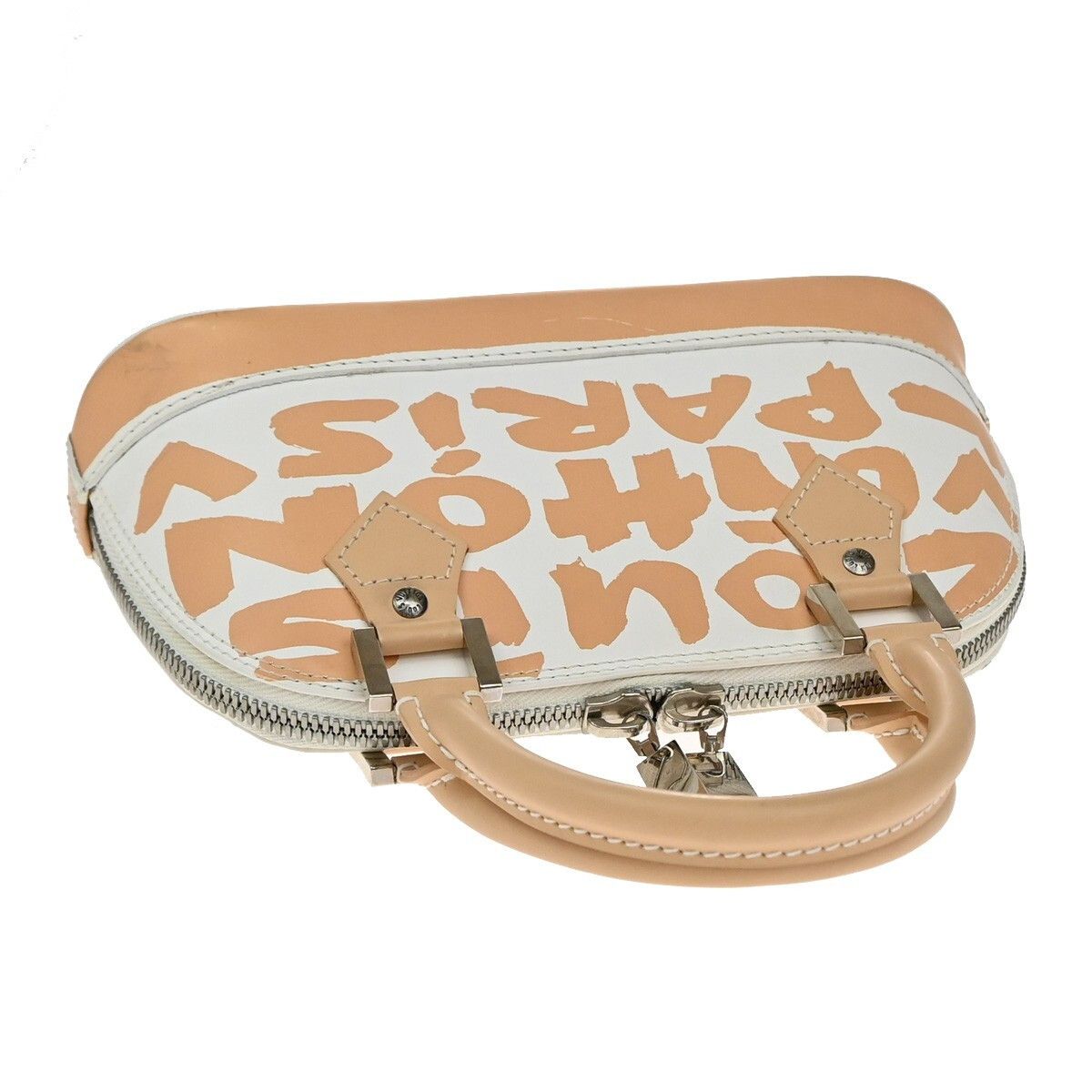 Louis Vuitton Louis Vuitton Alma Handbag Limited Edition Graffiti Leather Size ONE SIZE - 11 Thumbnail