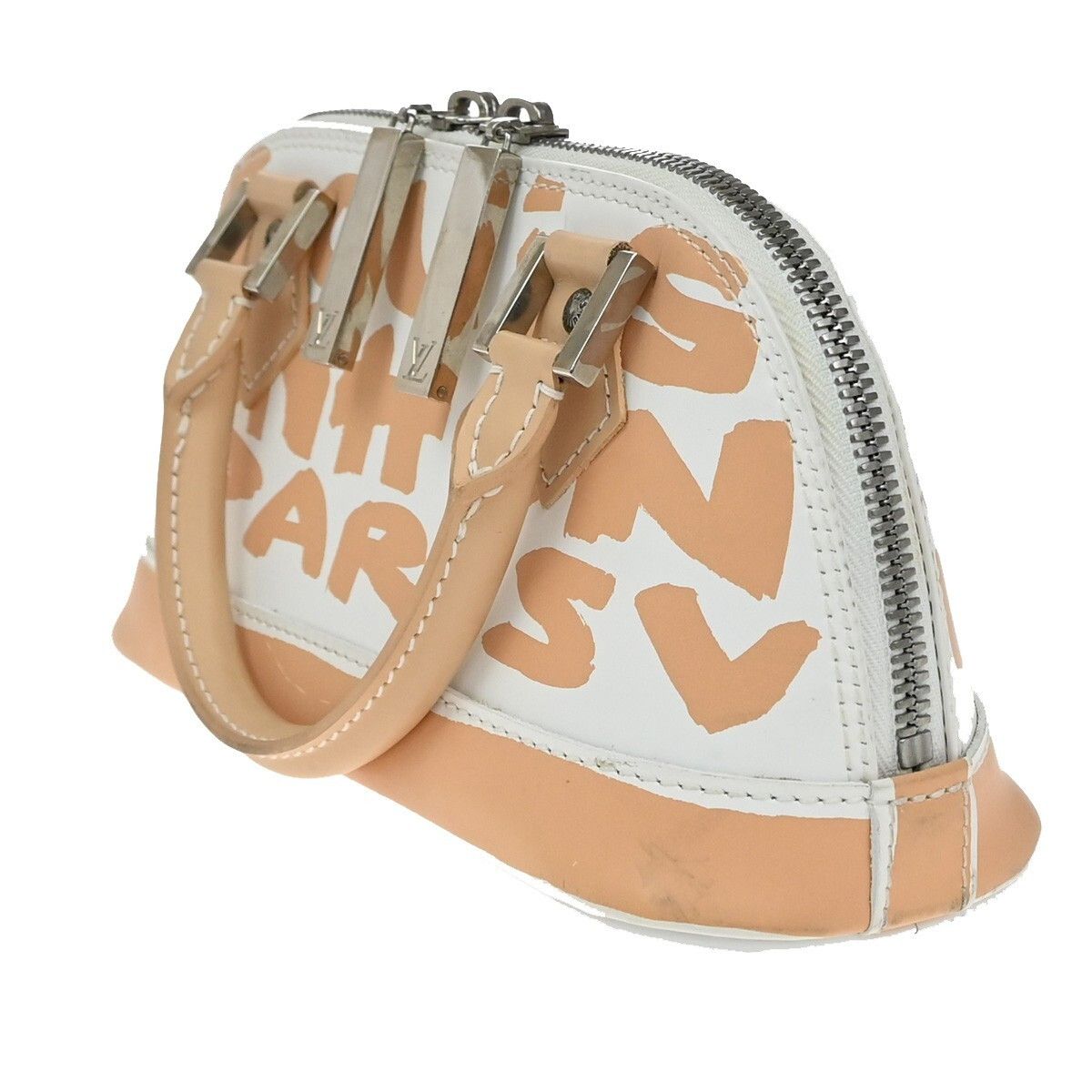 Louis Vuitton Louis Vuitton Alma Handbag Limited Edition Graffiti Leather Size ONE SIZE - 3 Thumbnail