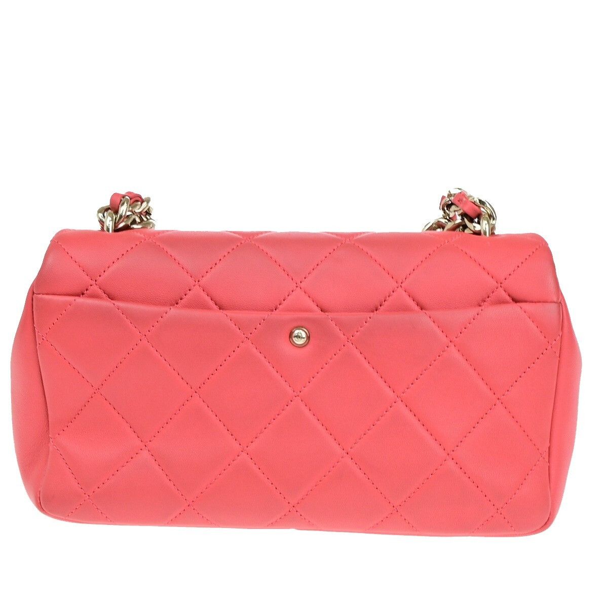 Chanel Chanel Resin Elegant Chain Flap Bag Quilted Lambskin Size ONE SIZE - 2 Thumbnail