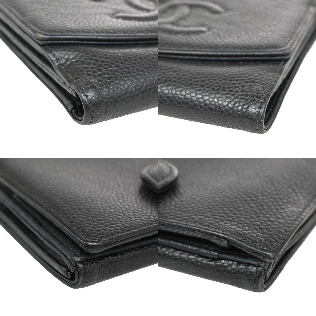 Chanel Chanel Vintage Timeless Bifold Wallet Caviar Size ONE SIZE - 9 Thumbnail