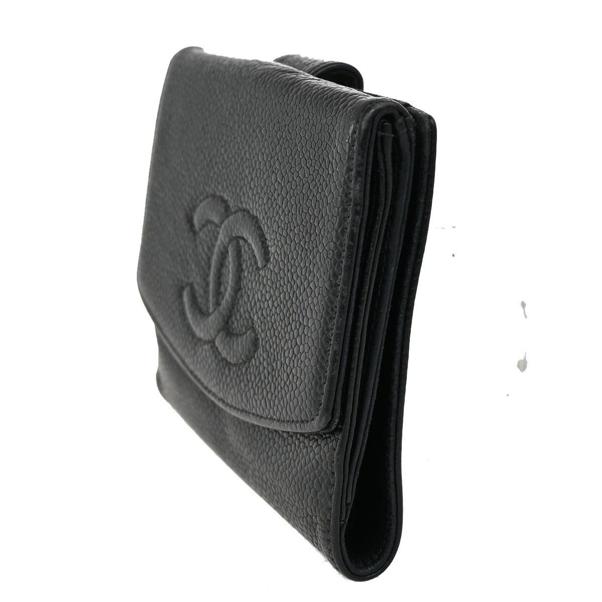Chanel Chanel Vintage Timeless Bifold Wallet Caviar Size ONE SIZE - 3 Thumbnail