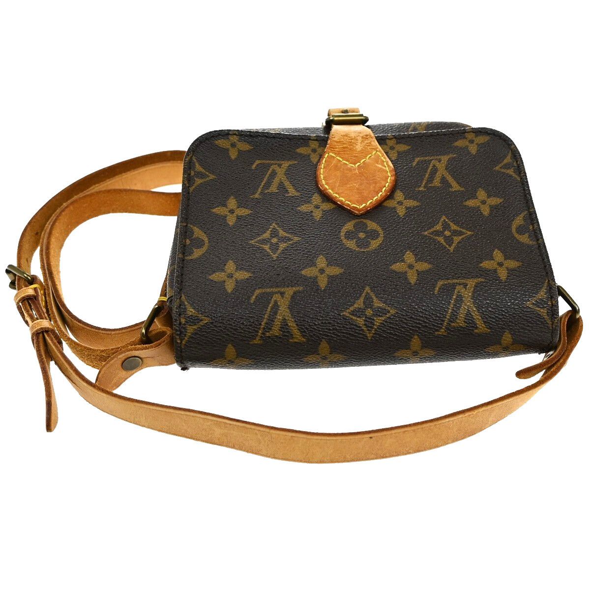 Louis Vuitton Louis Vuitton Cartouchiere Handbag Monogram Canvas Size ONE SIZE - 7 Thumbnail