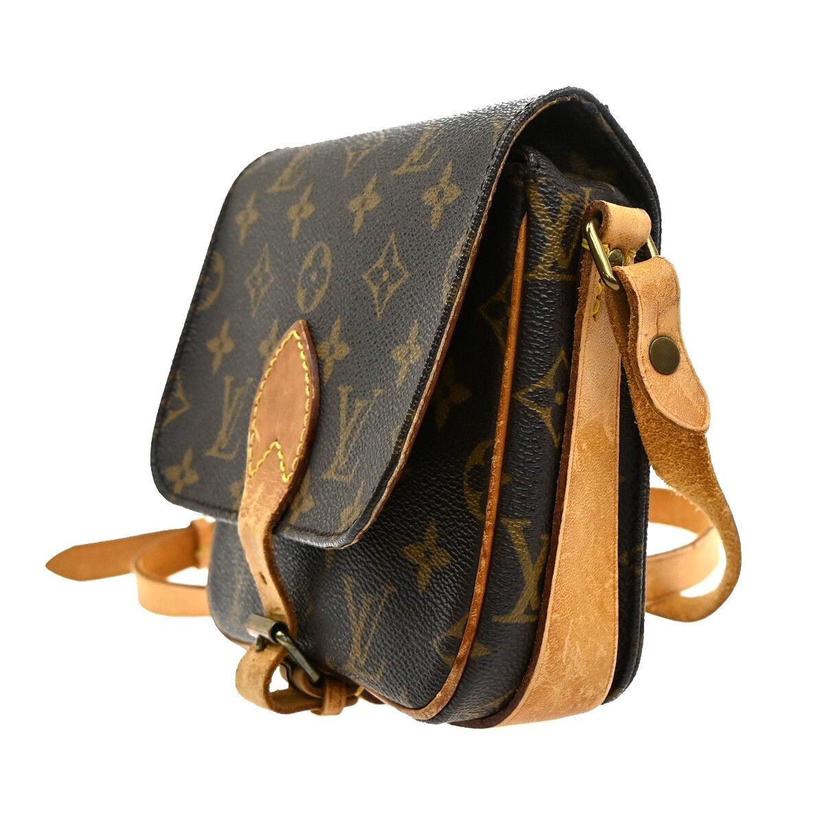 Louis Vuitton Louis Vuitton Cartouchiere Handbag Monogram Canvas Size ONE SIZE - 3 Thumbnail