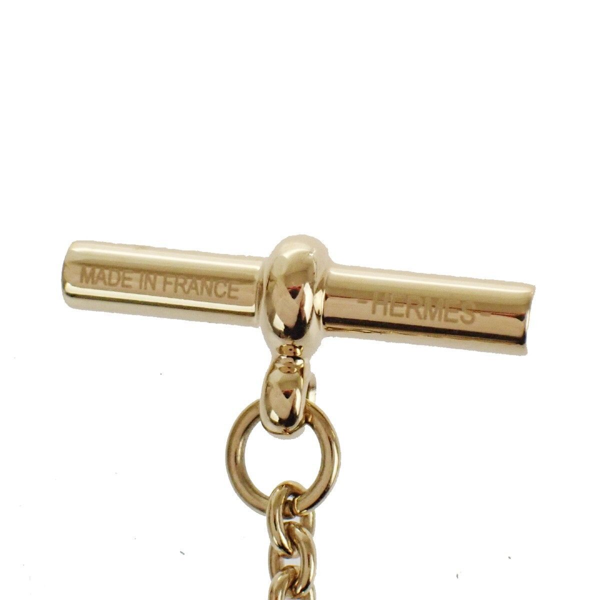 Hermes Hermes Eurydice Pendant Necklace Metal and Buffalo Horn Size ONE SIZE - 8 Thumbnail