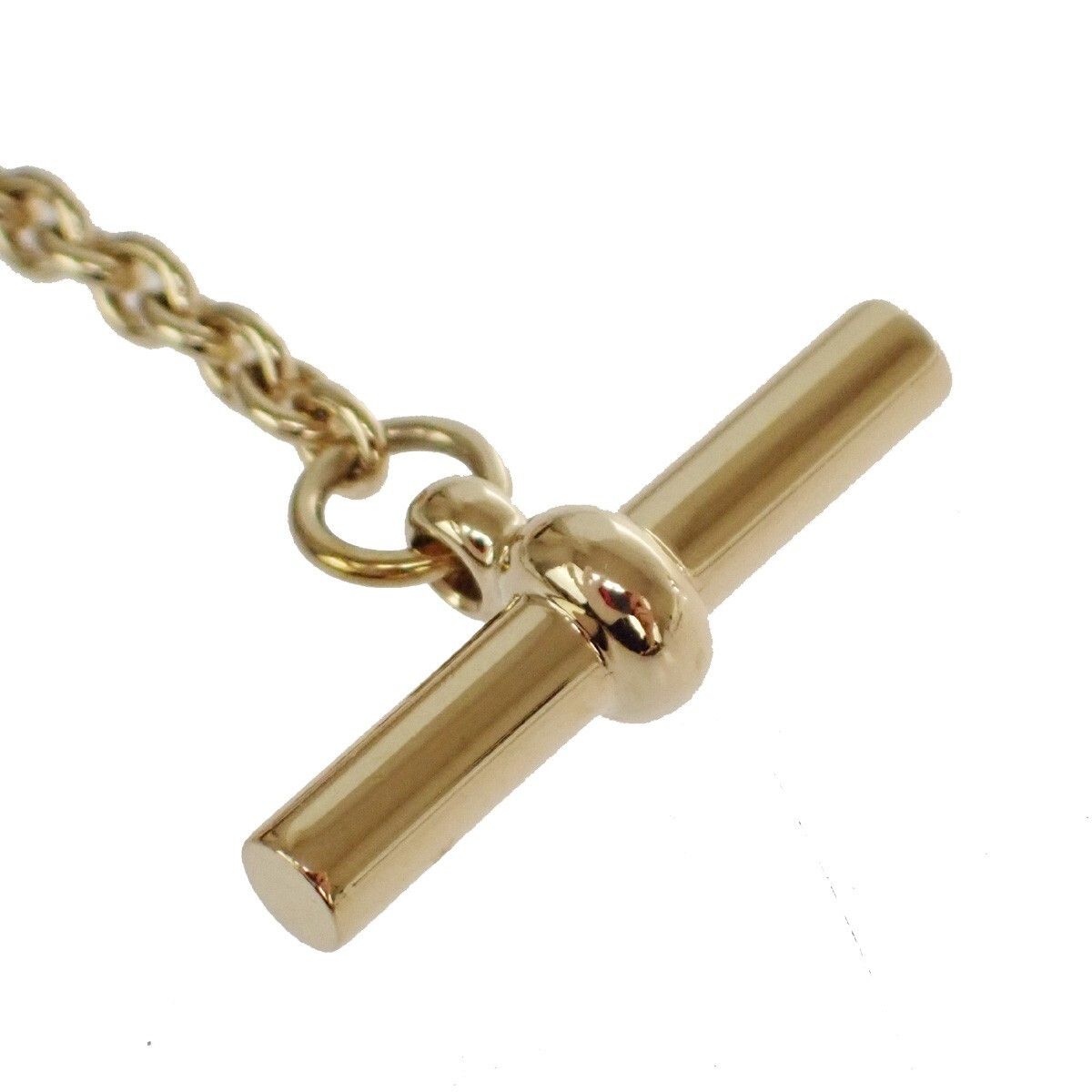 Hermes Hermes Eurydice Pendant Necklace Metal and Buffalo Horn Size ONE SIZE - 9 Thumbnail
