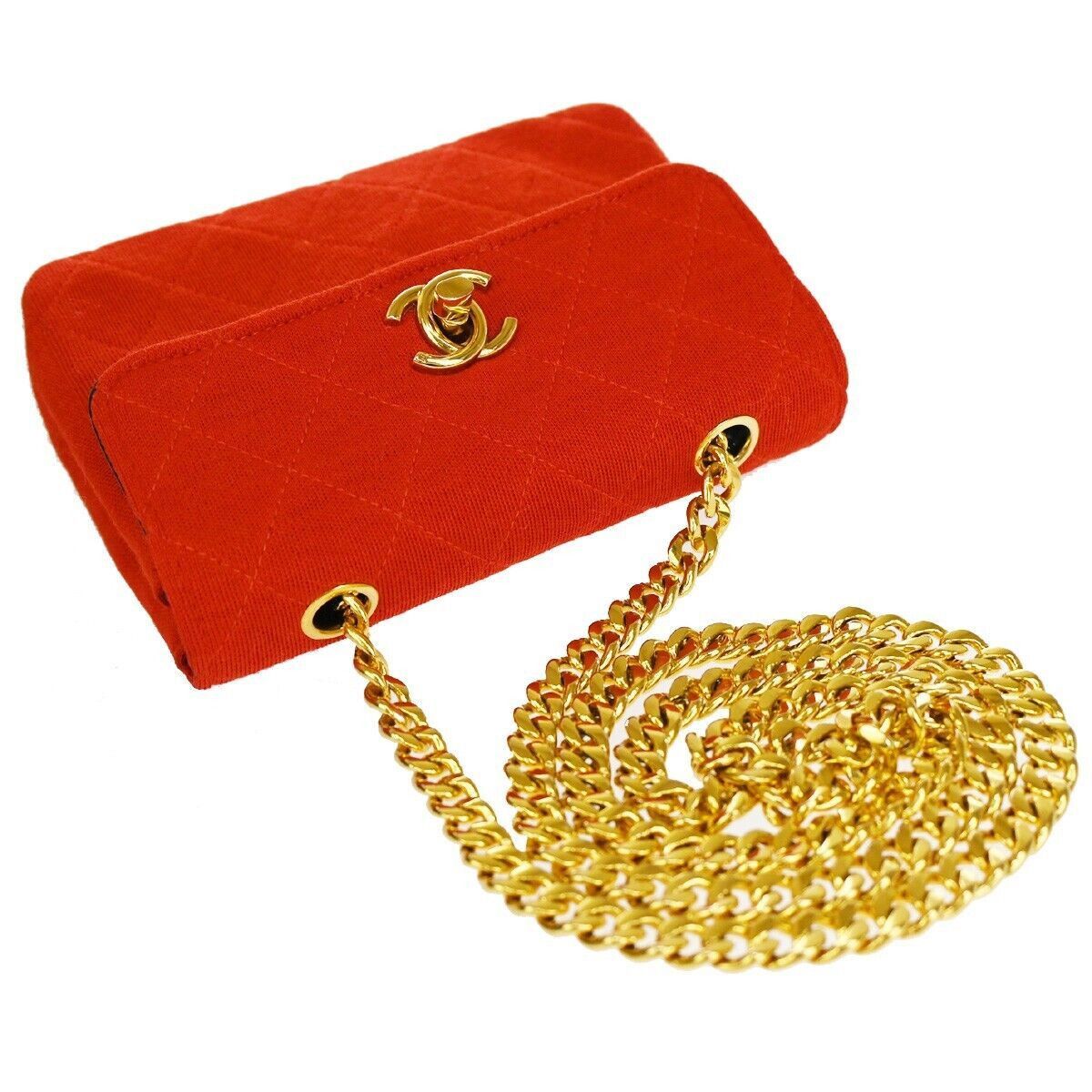 Chanel Chanel Vintage Clutch Pleated Leather Size ONE SIZE - 7 Thumbnail