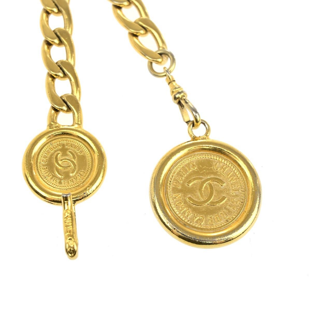 Chanel Chanel CC Logo Elastic Belt Leather Size ONE SIZE - 2 Thumbnail