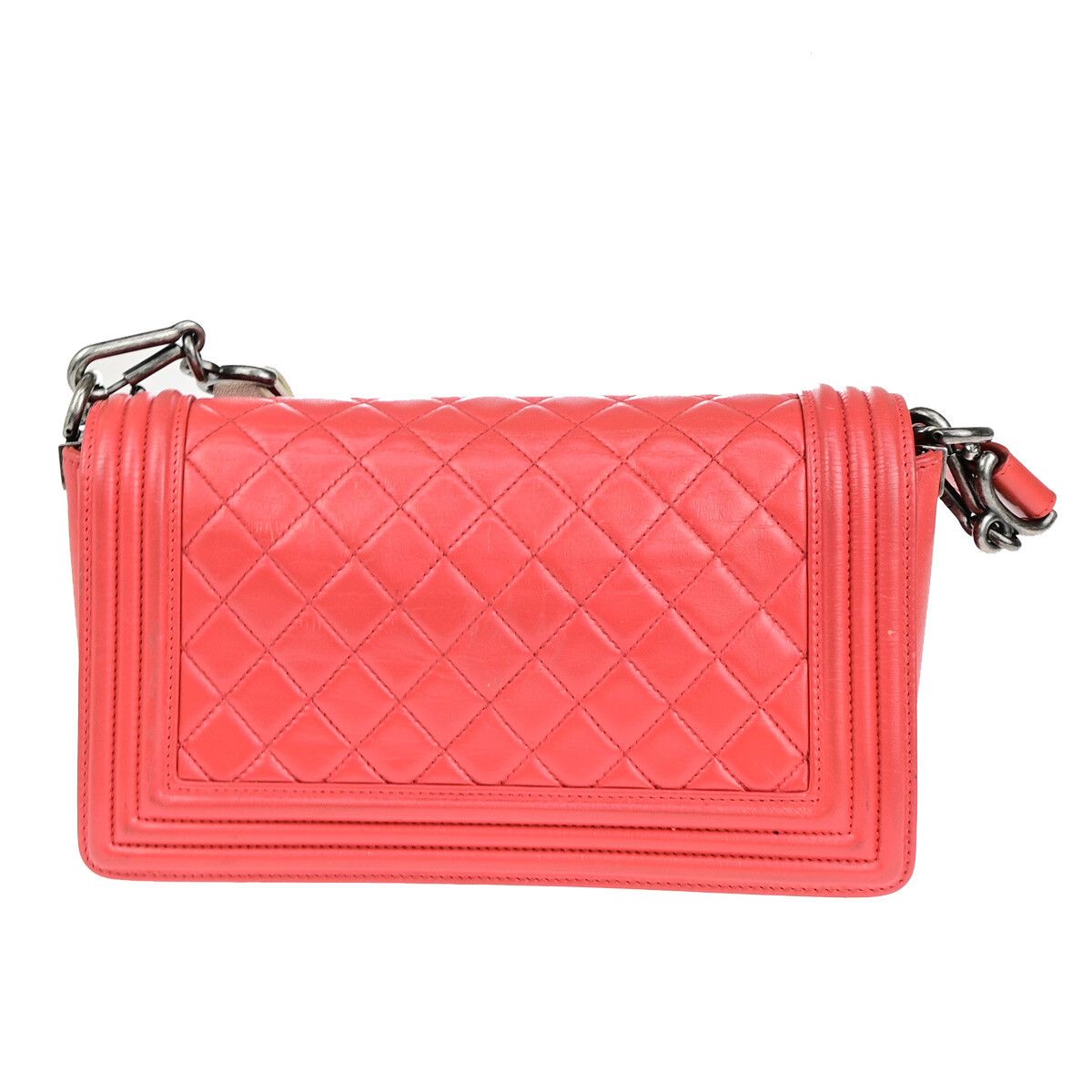 Chanel Chanel Boy Flap Bag with Strap Quilted Lambskin Size ONE SIZE - 3 Thumbnail