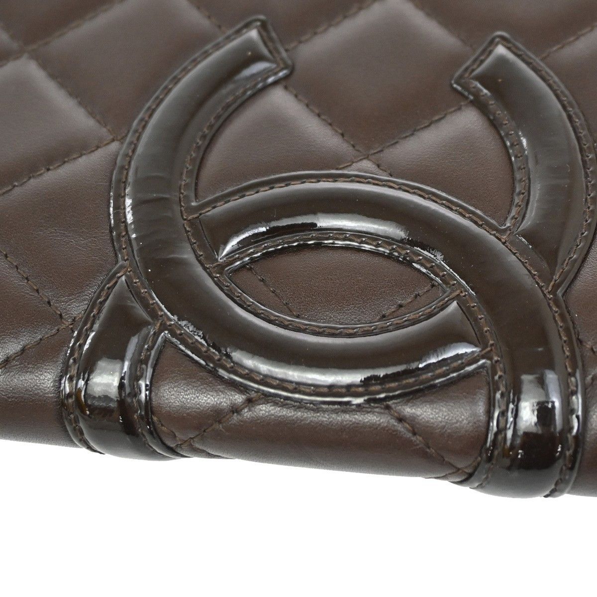 Chanel Chanel Cambon Zip Around Wallet Quilted Lambskin Size ONE SIZE - 9 Thumbnail