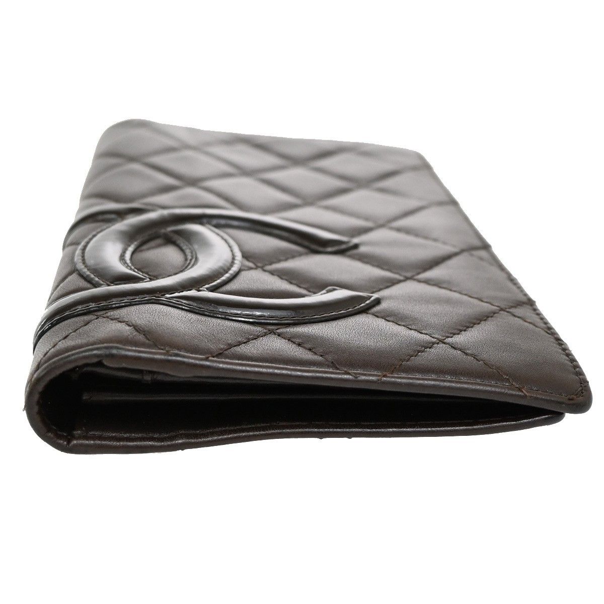 Chanel Chanel Cambon Zip Around Wallet Quilted Lambskin Size ONE SIZE - 6 Thumbnail