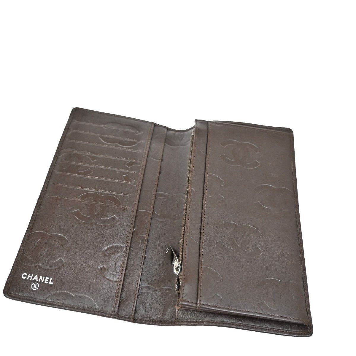 Chanel Chanel Cambon Zip Around Wallet Quilted Lambskin Size ONE SIZE - 10 Thumbnail