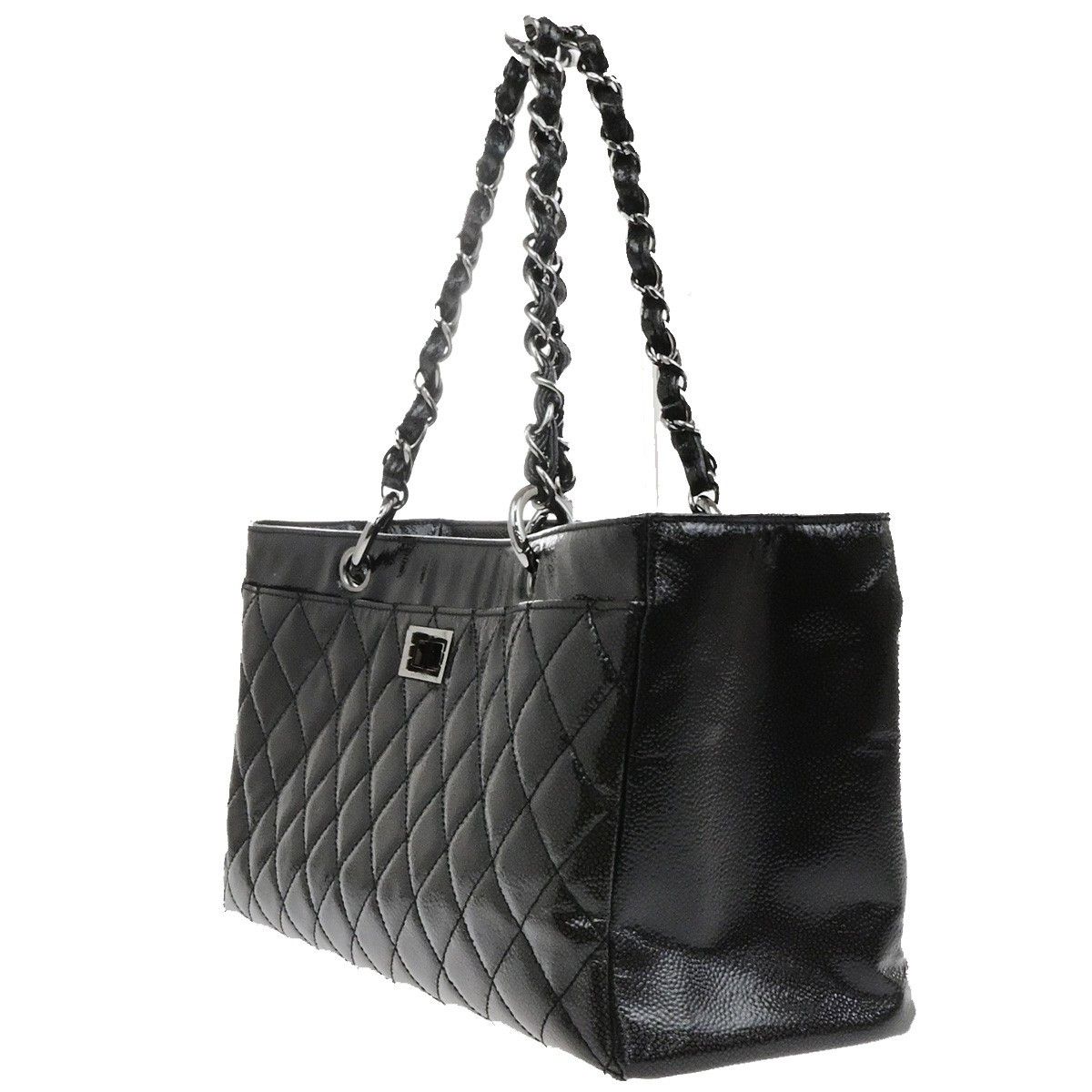 Chanel Chanel Reissue 2.55 Tote Quilted Patent Size ONE SIZE - 3 Thumbnail