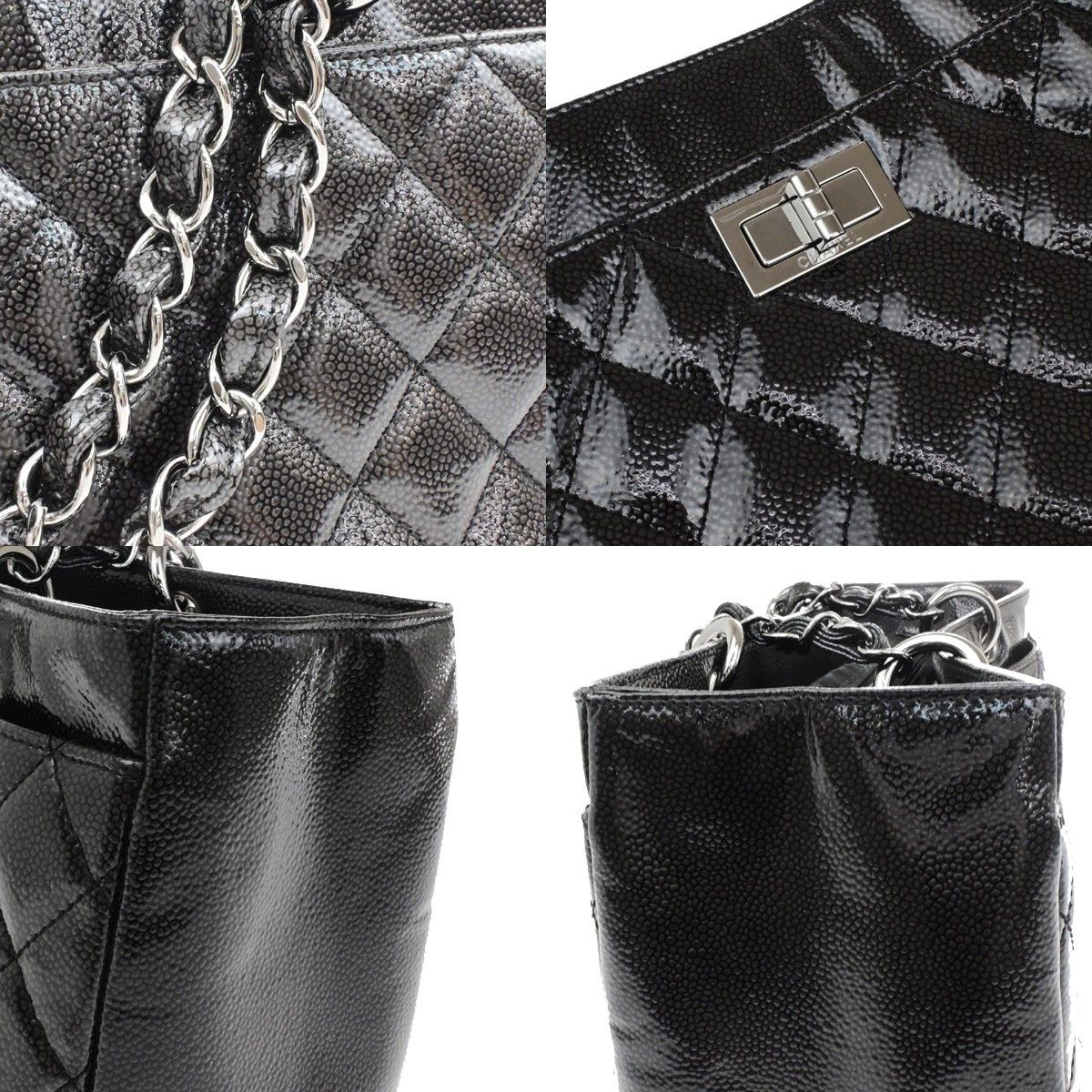 Chanel Chanel Reissue 2.55 Tote Quilted Patent Size ONE SIZE - 10 Thumbnail