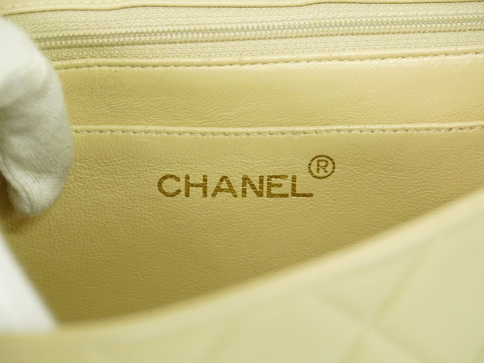 Chanel Chanel Vintage Square Flap Bag Quilted Lambskin Size ONE SIZE - 4 Thumbnail