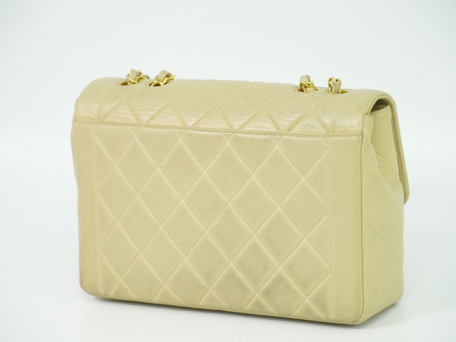 Chanel Chanel Vintage Square Flap Bag Quilted Lambskin Size ONE SIZE - 2 Thumbnail