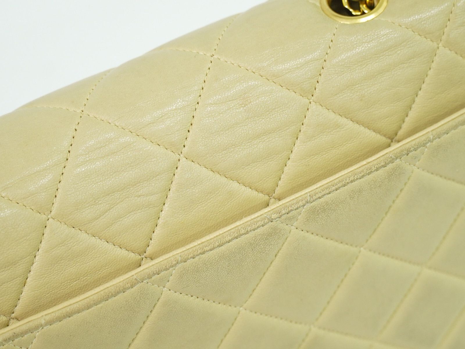 Chanel Chanel Vintage Square Flap Bag Quilted Lambskin Size ONE SIZE - 10 Thumbnail