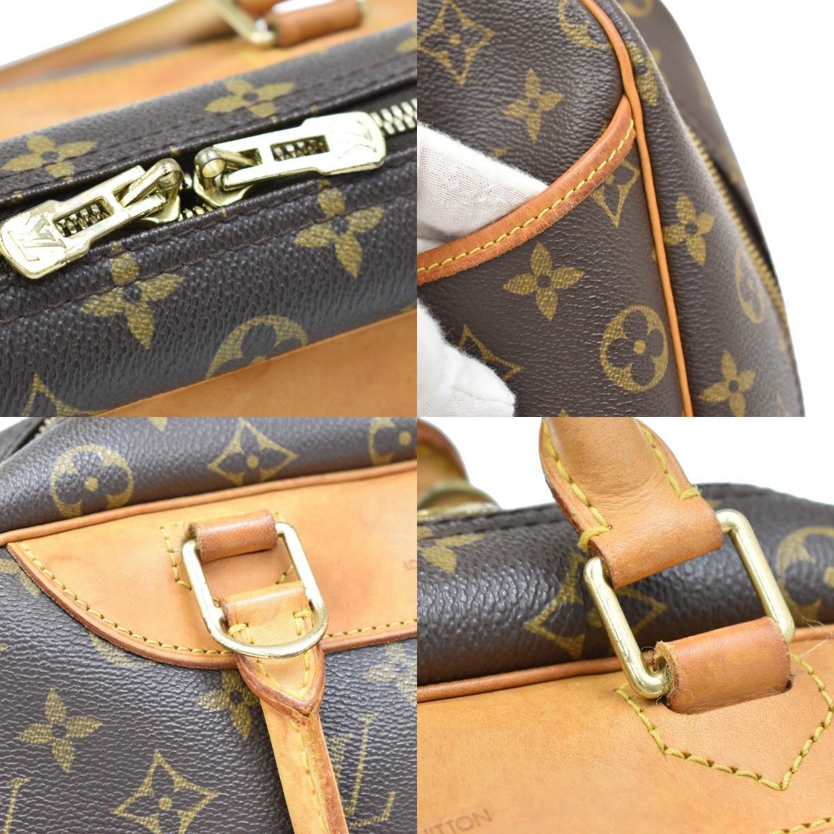 Louis Vuitton Louis Vuitton Deauville Handbag Monogram Canvas Size ONE SIZE - 10 Thumbnail