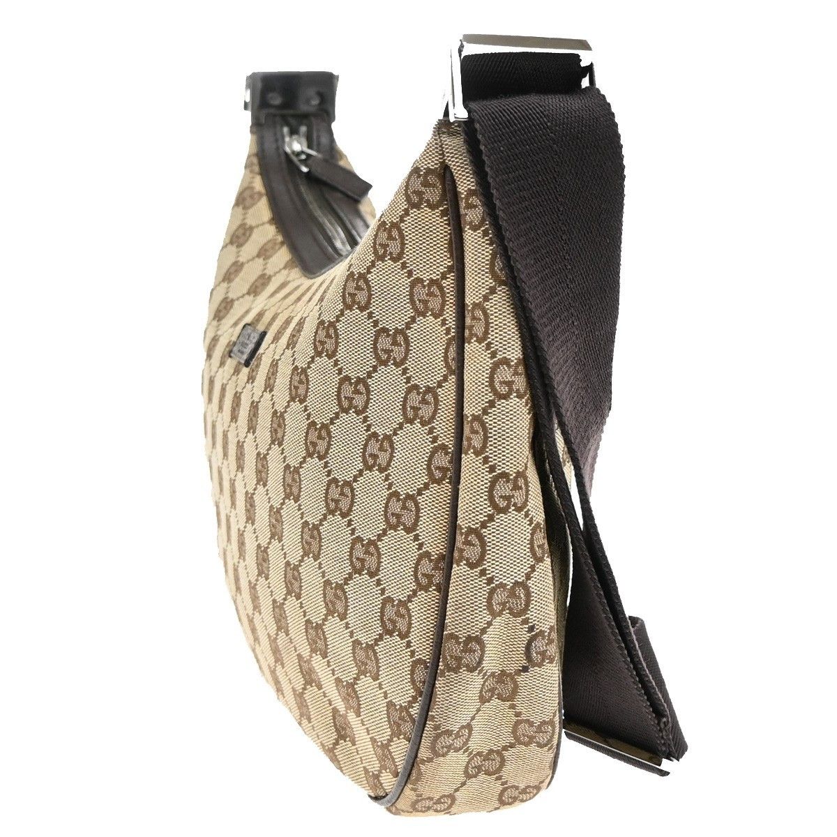 Gucci Gucci Saddle Zip Messenger Bag GG Canvas Size ONE SIZE - 2 Thumbnail