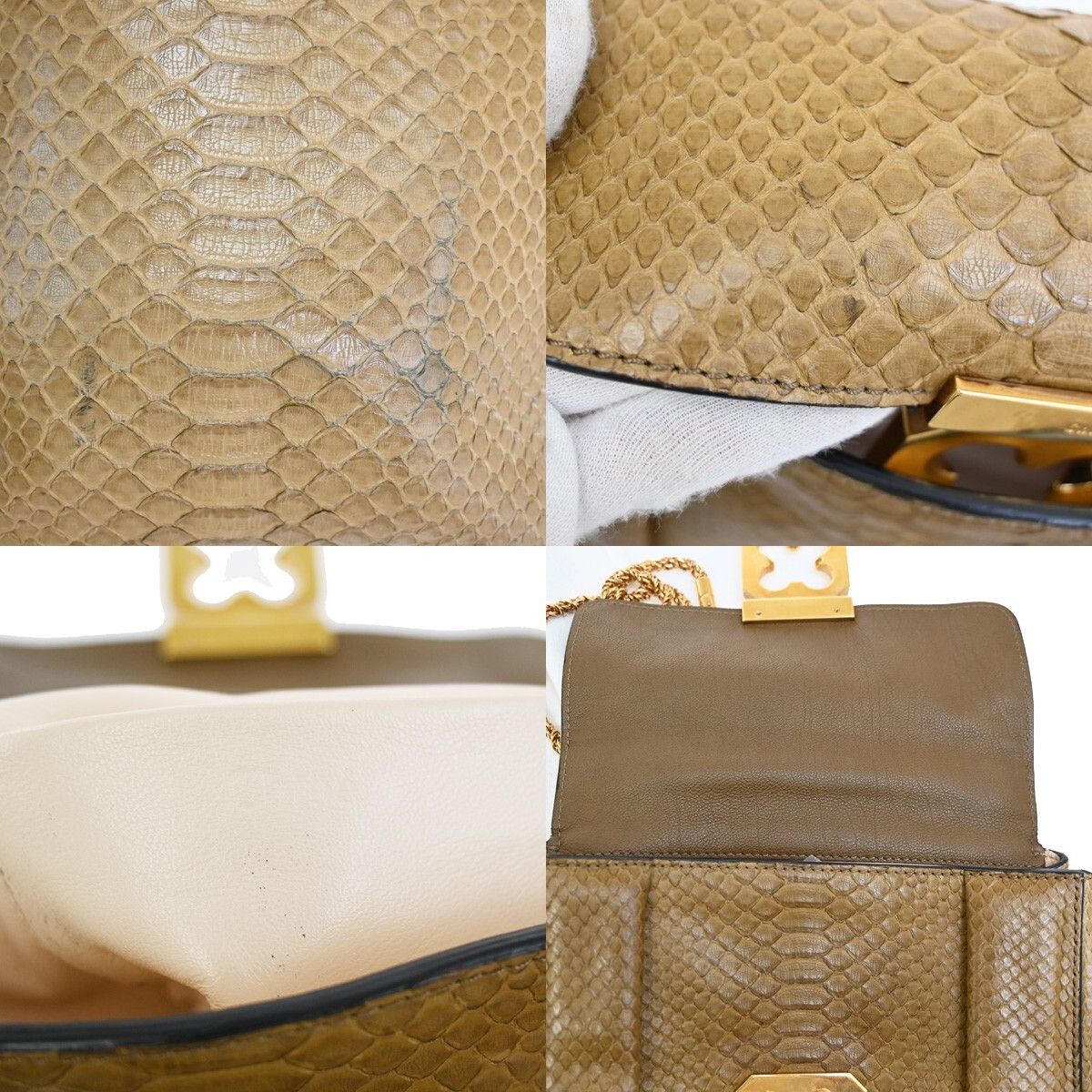 Chloe Chloe Elsie Shoulder Bag Perforated Leather Size ONE SIZE - 13 Thumbnail