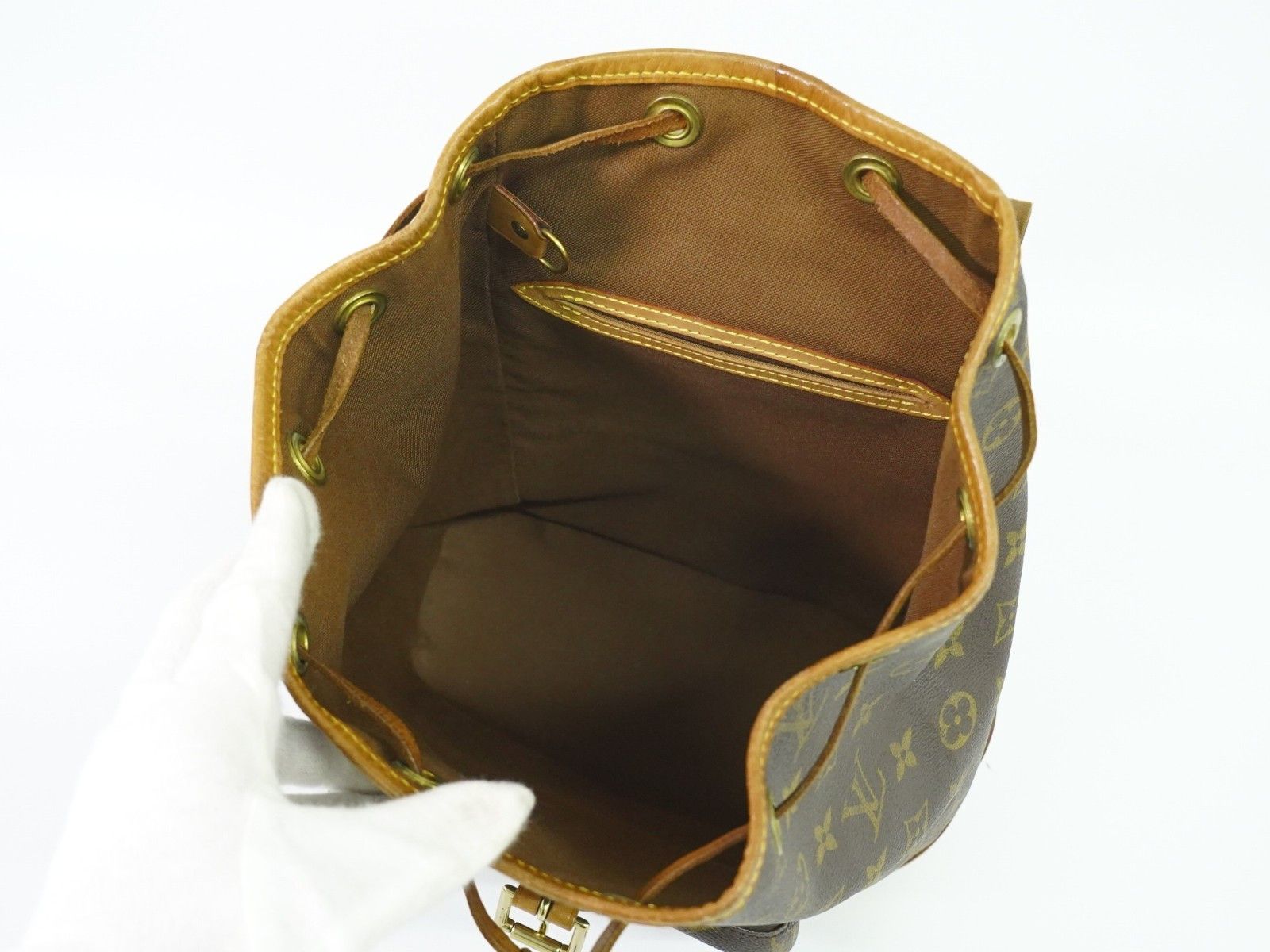 Louis Vuitton Louis Vuitton Vintage Montsouris Backpack Monogram Canvas Size ONE SIZE - 3 Thumbnail