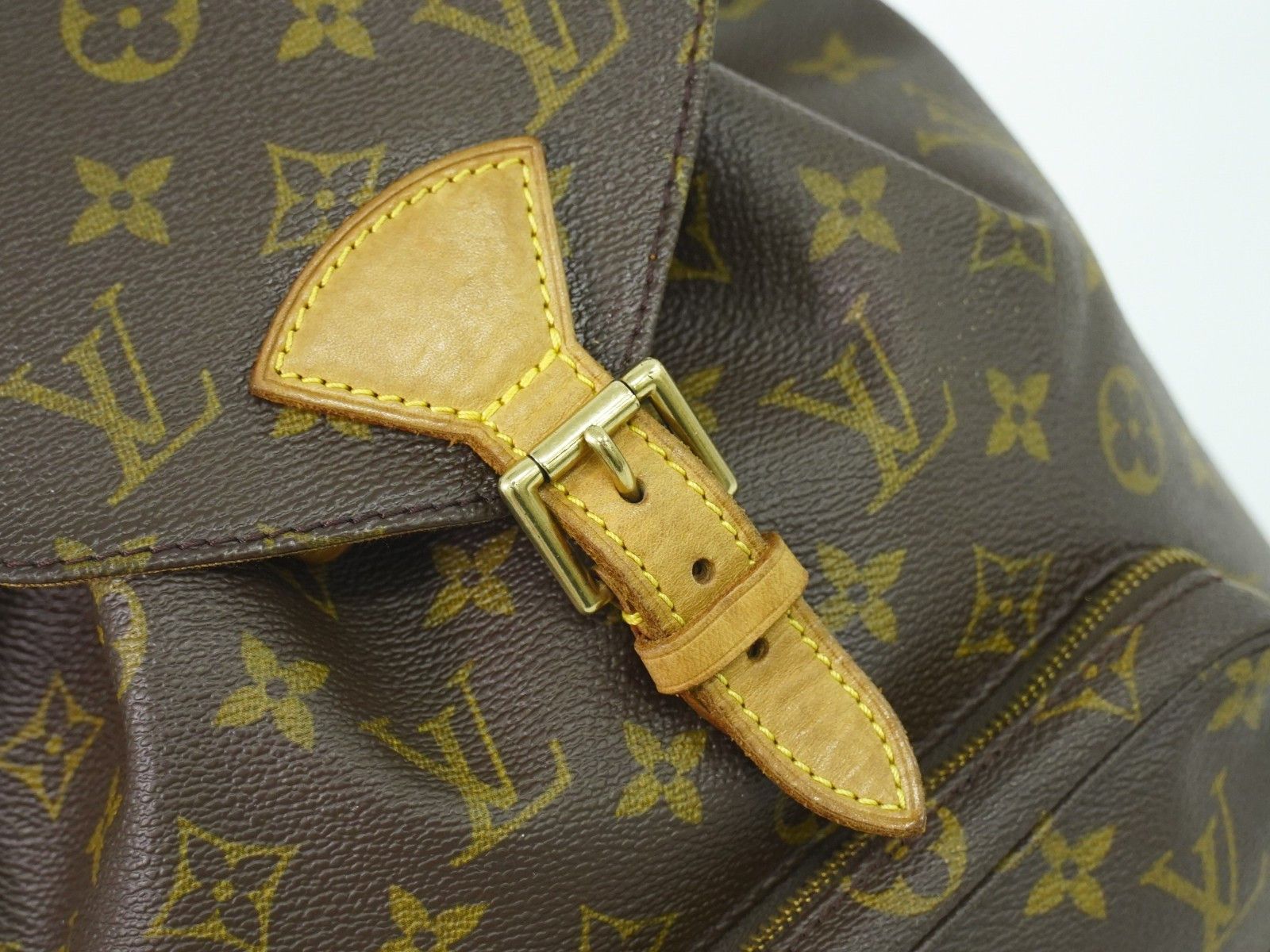 Louis Vuitton Louis Vuitton Vintage Montsouris Backpack Monogram Canvas Size ONE SIZE - 11 Thumbnail