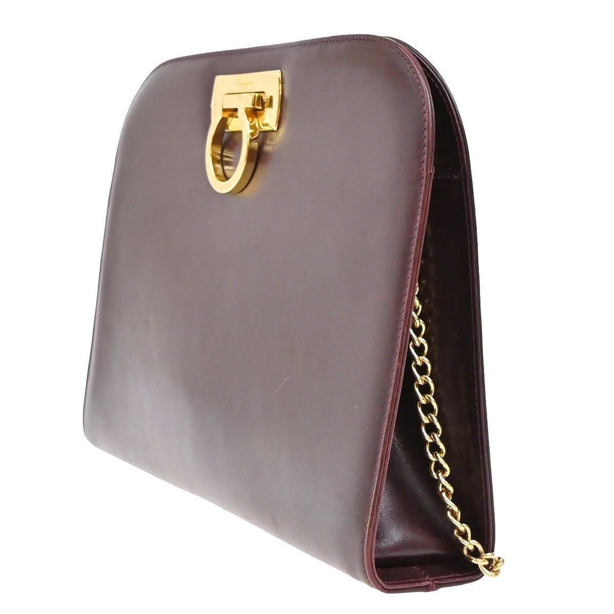 Salvatore Ferragamo Salvatore Ferragamo Gancini Chain Shoulder bag Leather Size ONE SIZE - 3 Thumbnail