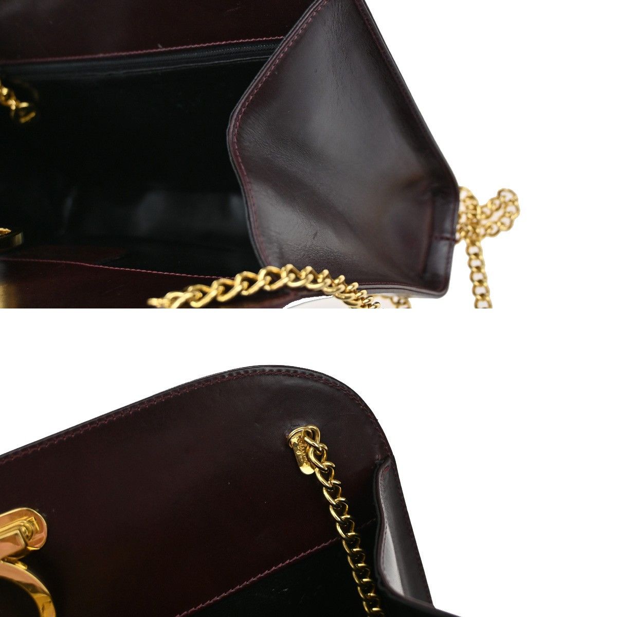 Salvatore Ferragamo Salvatore Ferragamo Gancini Chain Shoulder bag Leather Size ONE SIZE - 16 Thumbnail