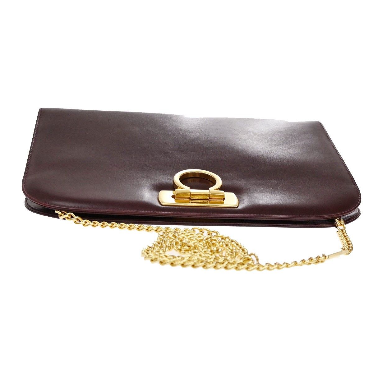 Salvatore Ferragamo Salvatore Ferragamo Gancini Chain Shoulder bag Leather Size ONE SIZE - 7 Thumbnail