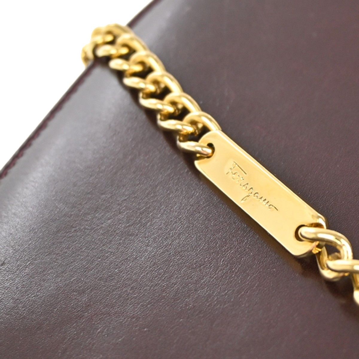 Salvatore Ferragamo Salvatore Ferragamo Gancini Chain Shoulder bag Leather Size ONE SIZE - 11 Thumbnail