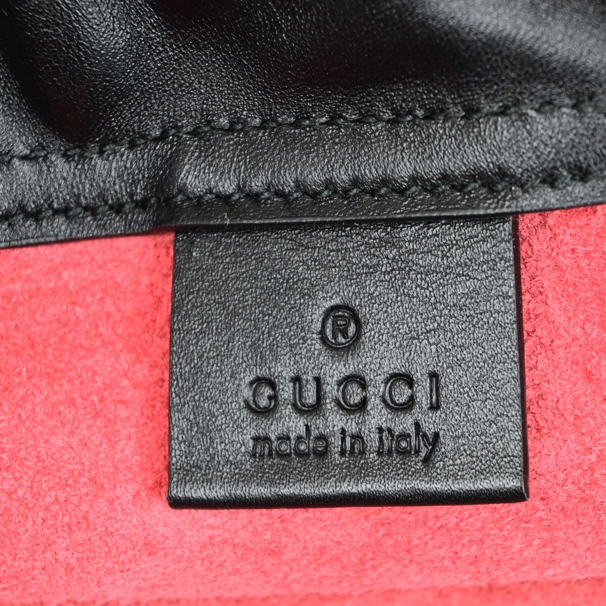 Gucci Gucci GG Marmont Drawstring Backpack Matelasse Leather Size ONE SIZE - 12 Thumbnail