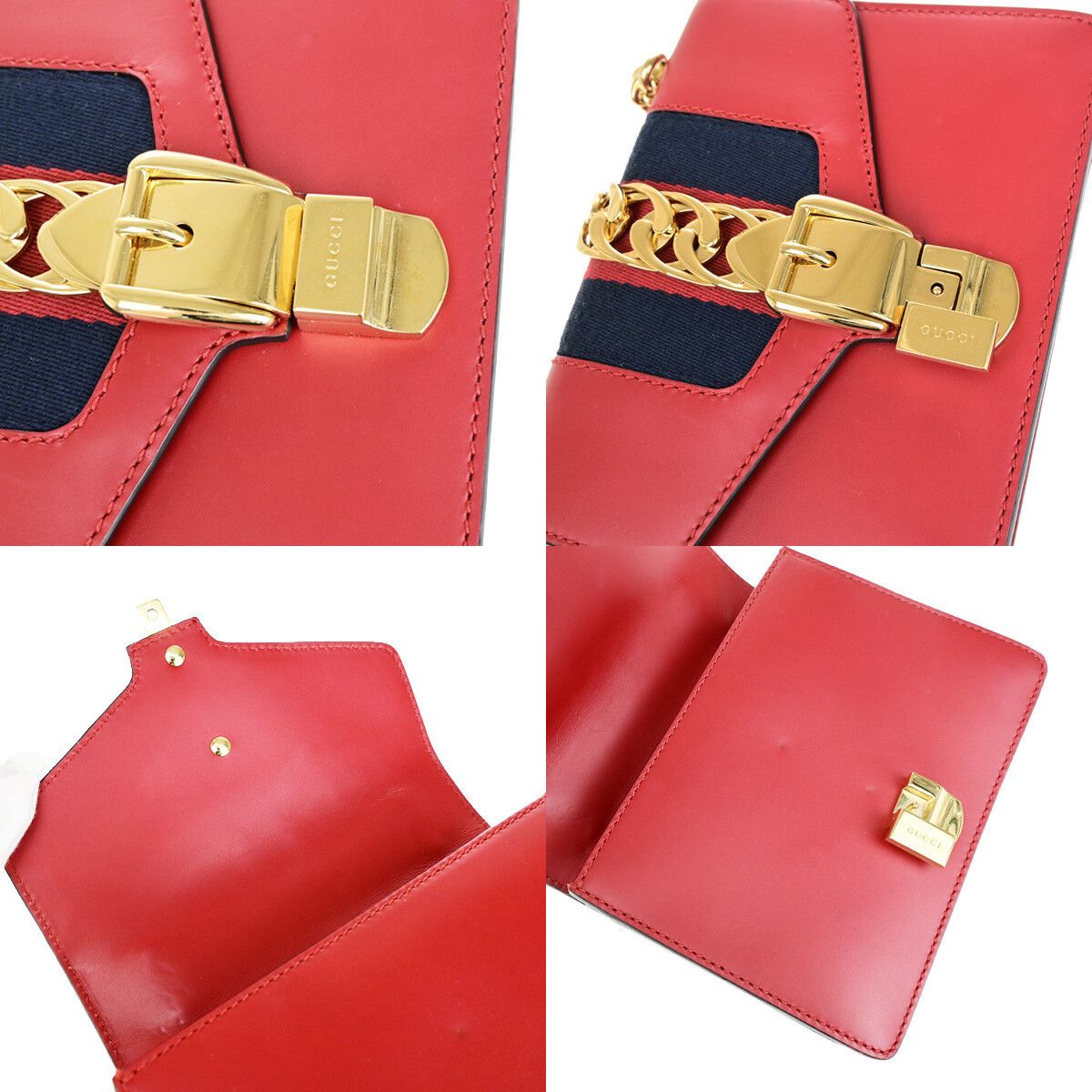 Gucci Gucci Sylvie Shoulder Bag Leather Size ONE SIZE - 9 Thumbnail