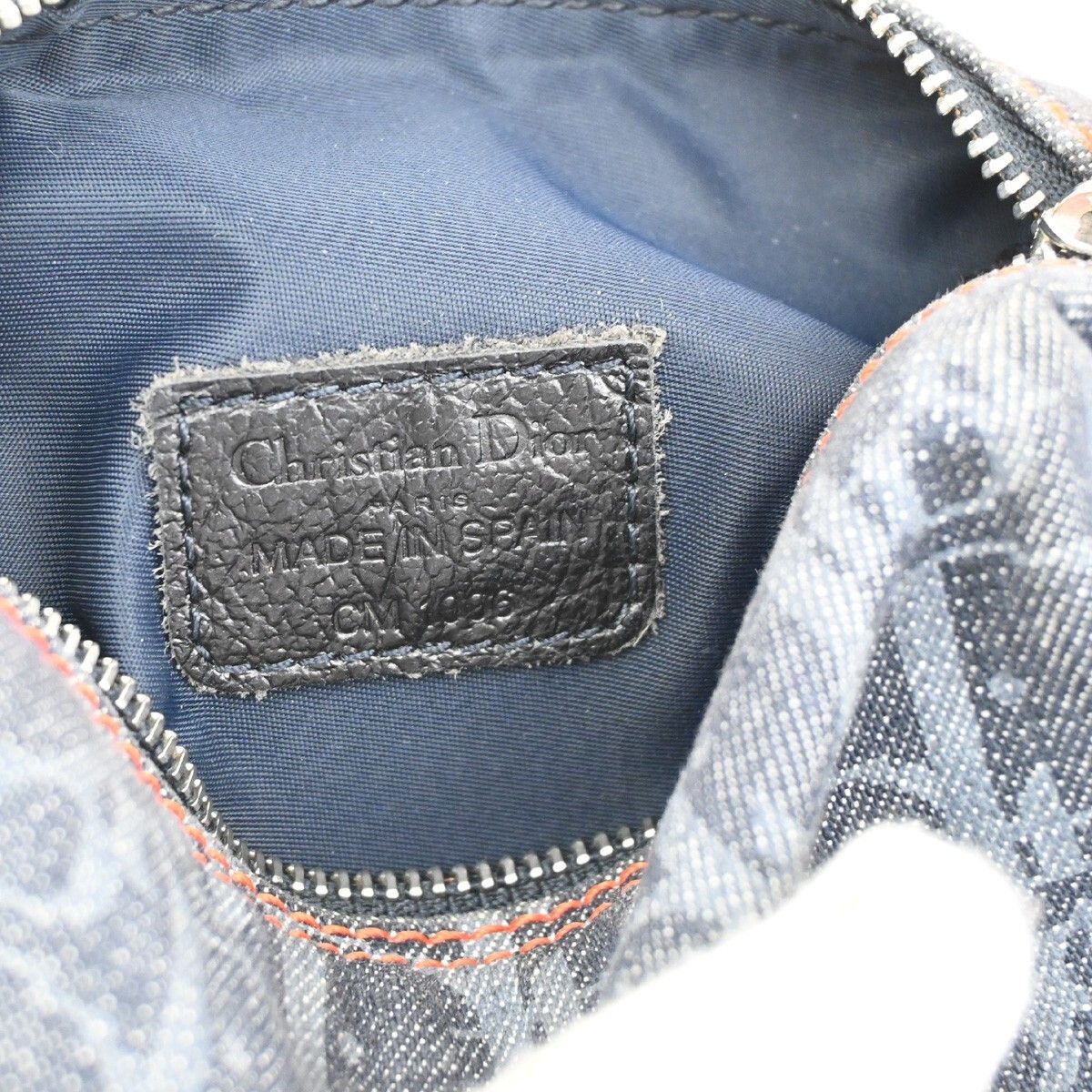 Dior Christian Dior Flight pouch Trotter Pattern Denim Size ONE SIZE - 6 Thumbnail