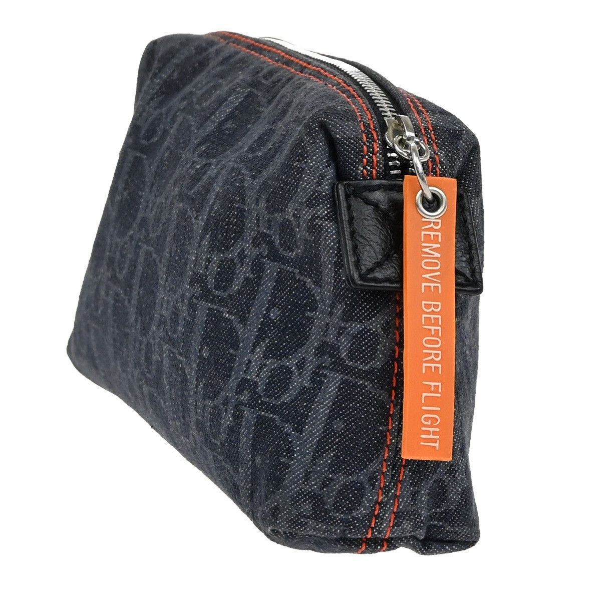 Dior Christian Dior Flight pouch Trotter Pattern Denim Size ONE SIZE - 4 Thumbnail