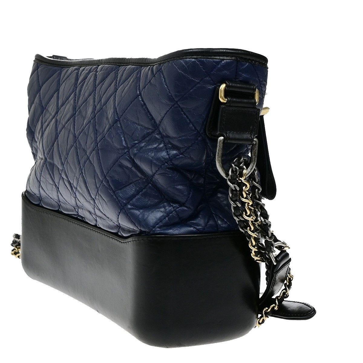 Chanel Chanel Gabrielle Hobo Quilted Goatskin and Patent Size ONE SIZE - 4 Thumbnail