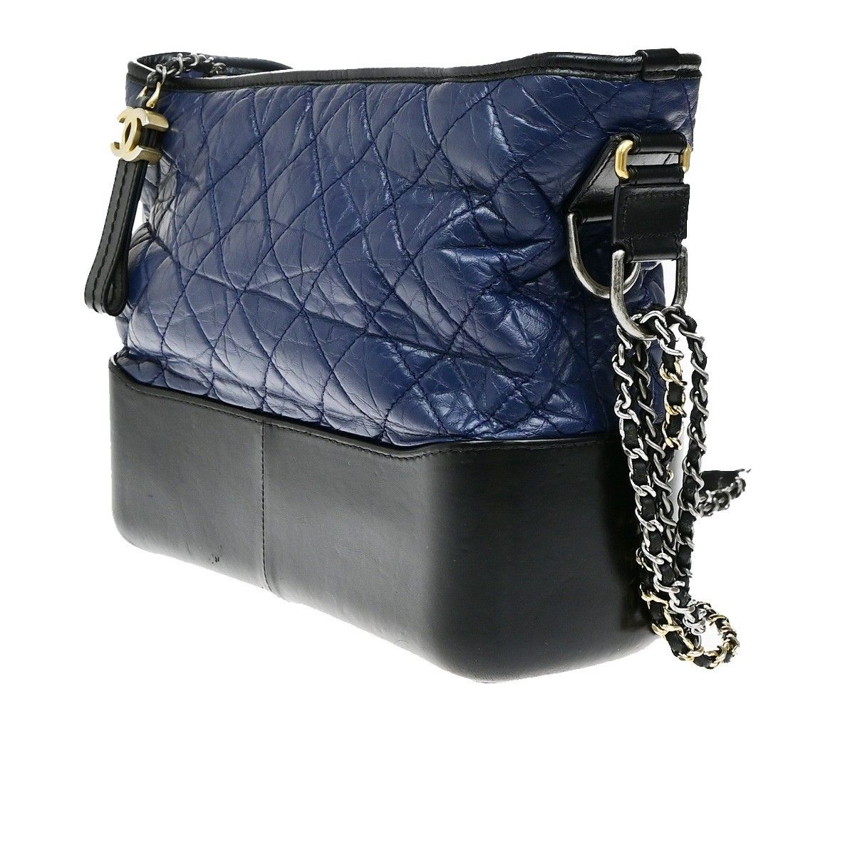 Chanel Chanel Gabrielle Hobo Quilted Goatskin and Patent Size ONE SIZE - 3 Thumbnail