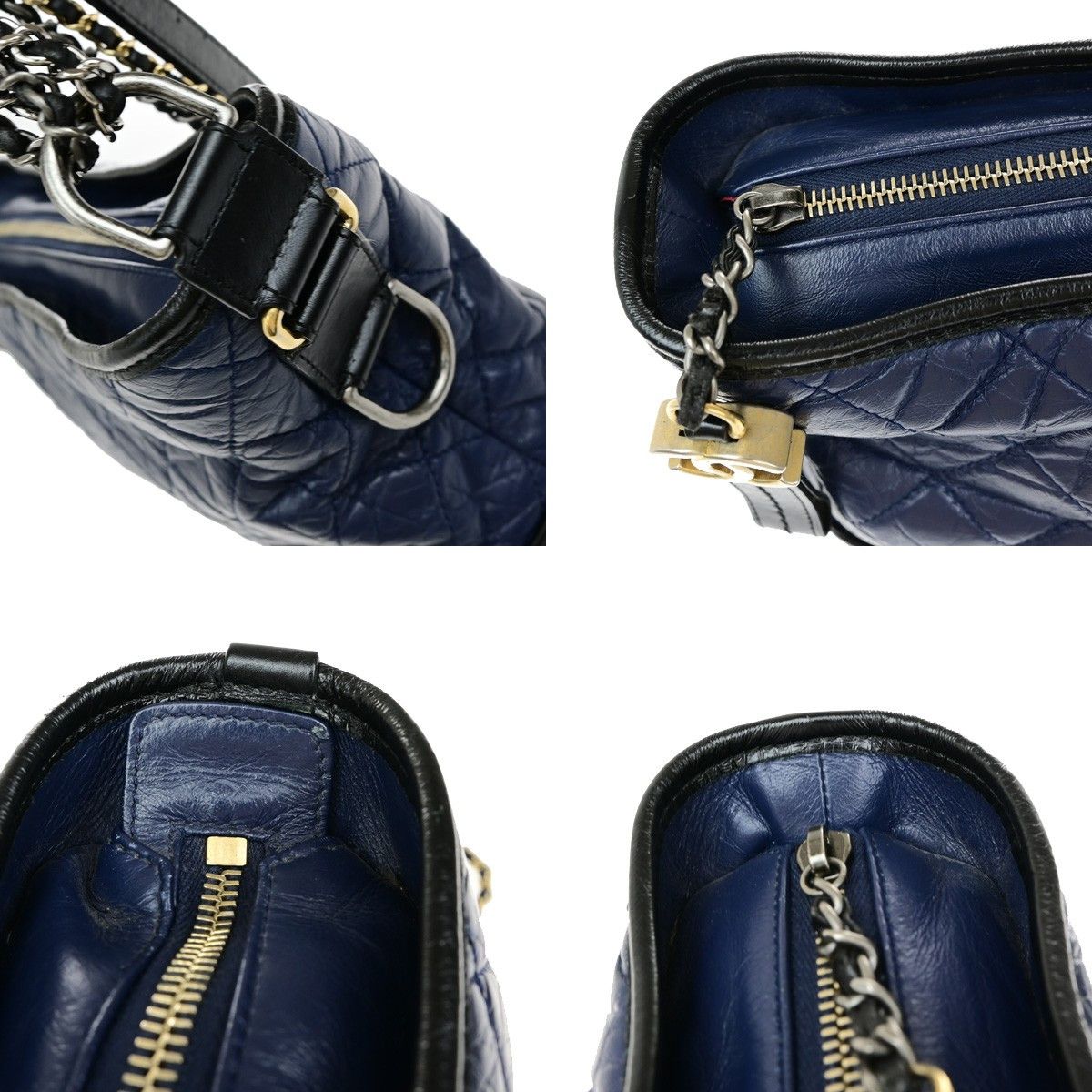 Chanel Chanel Gabrielle Hobo Quilted Goatskin and Patent Size ONE SIZE - 11 Thumbnail