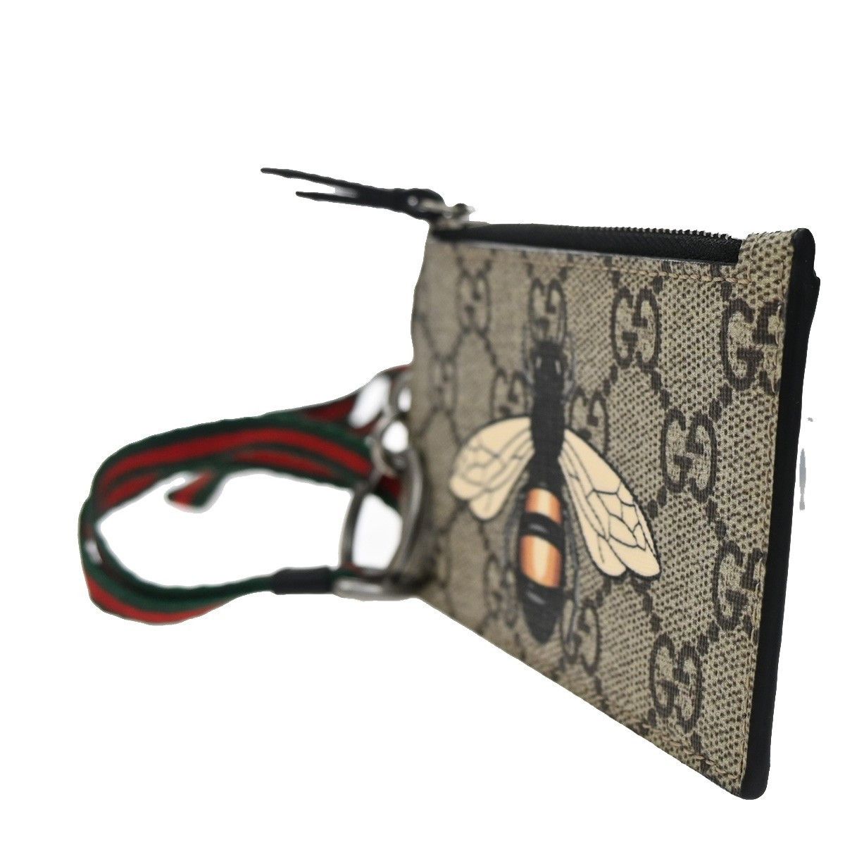 Gucci Gucci Bee Card Holder Printed GG Coated Canvas Size ONE SIZE - 2 Thumbnail