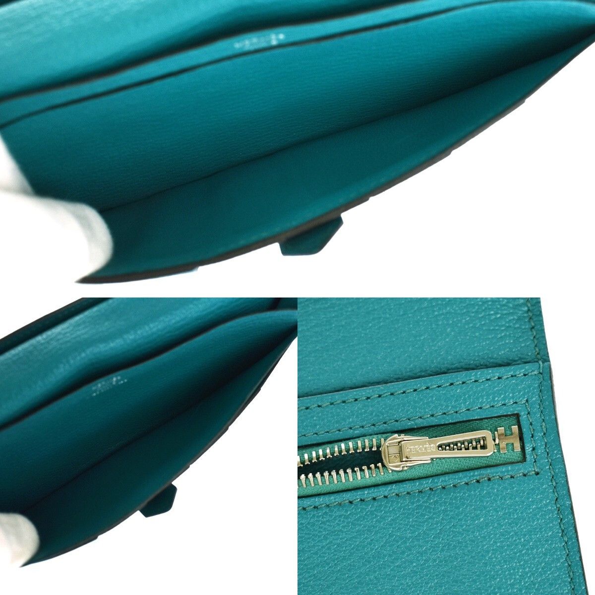 Hermes Hermes Bearn Wallet Chevre Mysore Size ONE SIZE - 14 Thumbnail