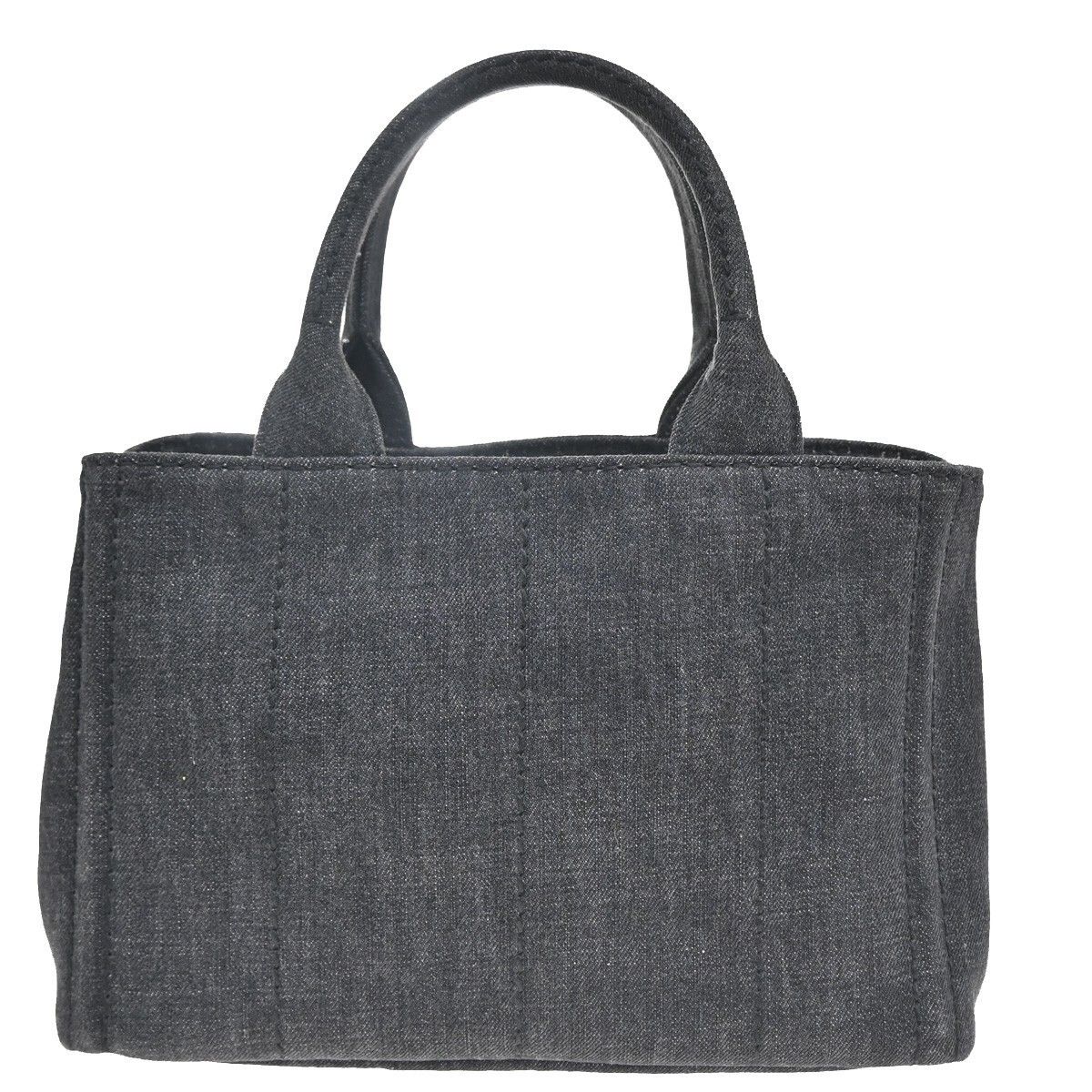 Prada Prada Canapa Open Tote Denim Size ONE SIZE - 3 Thumbnail